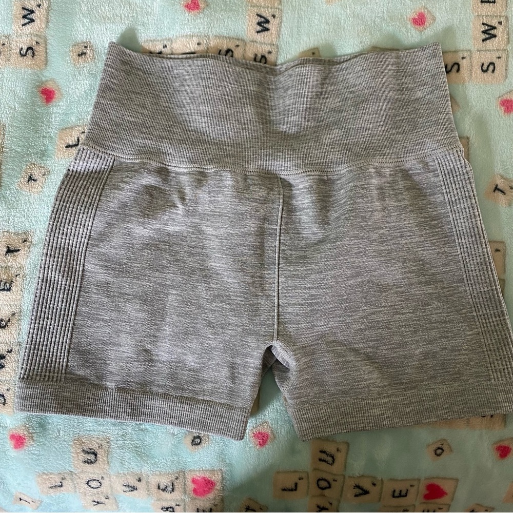 Gray biker shorts